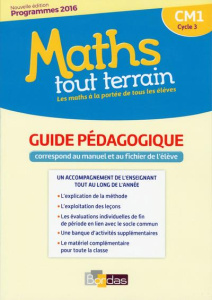 Maths tout terrain CM1. Guide pédagogique, Edition 2017 - Amouyal Xavier ; Brun Jacques ; Errera Alfred