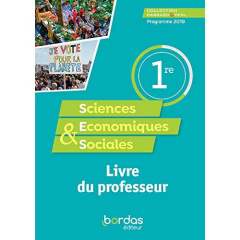 Sciences économiques et sociales 1re Passard & Perl. Livre du professeur, Edition 2019 - Passard Cédric ; Perl Pierre-Olivier