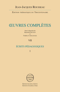 ECRITS PEDAGOGIQUES. 2 VOLS - ROUSSEAU JEAN-JACQUE