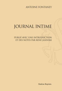 JOURNAL INTIME. (1925) - FONTANEY ANTOINE