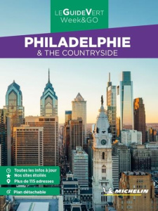 Philadelphie & The Coutryside. Edition 2023. Avec 1 Plan détachable
