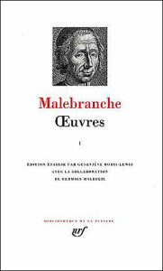 Oeuvres. Tome 1 - Malebranche Nicolas