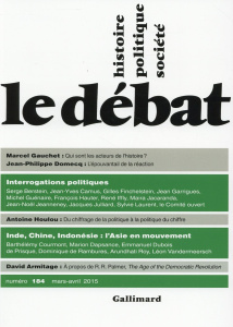 Le Débat N° 184, mars-avril 2015 - Gauchet Marcel