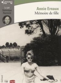 Mémoire de fille. 1 CD audio MP3 - Ernaux Annie ; Reymond Dominique