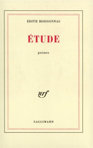 Etude - Boissonnas Edith