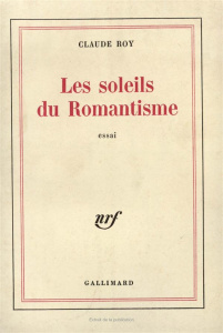 Soleil du romantisme - Roy Claude