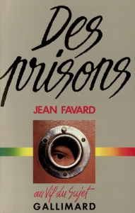 Des prisons - Favard Jean