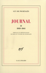 Journal. Tome 2, 1919-1941 - Pourtalès Guy de ; Pourtalès Rose de ; Pourtalès Y