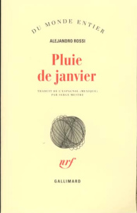 Pluie de janvier - Rossi Alejandro