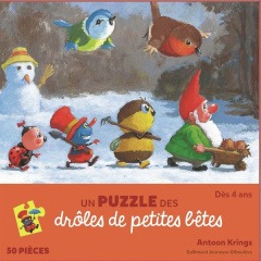 LES DROLES DE PETITES BETES - BENJAMIN LE LUTIN DE NOEL - PUZZLE - KRINGS ANTOON