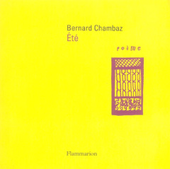 Eté. Chants I à IV - Chambaz Bernard