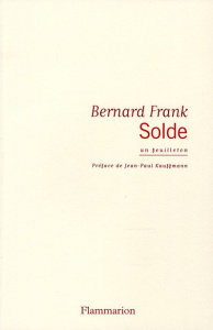 Solde - Frank Bernard ; Kauffmann Jean-Paul