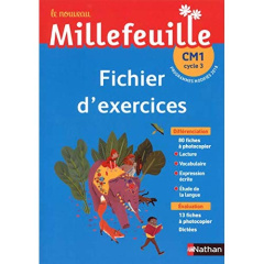 Le nouveau Millefeuille CM1 cycle 3. Fichier d'exercices, Edition 2019 - Demongin Christian