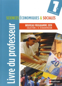 Sciences économiques & sociales 1re. Livre du professeur, Edition 2019 - Echaudemaison Claude-Danièle