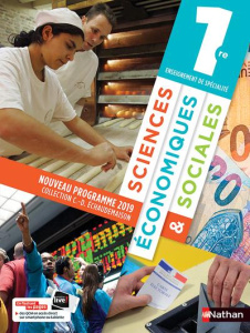 Sciences économiques & sociales 1re enseignement de spécialité. Edition 2019 - Echaudemaison Claude-Danièle
