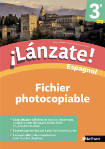 Espagnol 3e A2 Lanzate! Fichier photocopiable, Edition 2022 - Clémente Edouard ; Vernauzou Laurent
