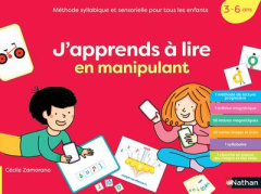 Coffret J'apprends à lire en manipulant. Méthode syllabique et sensorielle pour tous les enfants - Zamorano Cécile