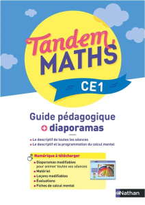 Maths CE1 Tandem. Guide pédagogique Diaporamas, Edition 2023 - Gilger Christophe ; Grosjean Catherine