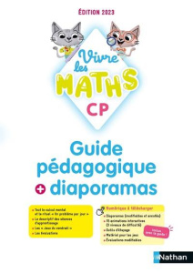 Vivre les maths CP. Guide pédagogique diaporamas, Edition 2023 - Jardy Jacqueline ; Jardy Jacky ; Parrain Ingrid