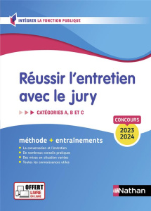 Réussir l'entretien avec le jury. Edition 2023-2024 - Tuccinardi Pascal ; Munier Adeline