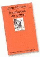 Justification du temps - Guitton Jean