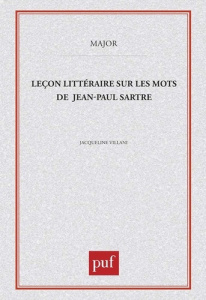 Leçon littéraire sur "Les mots" de Sartre - Villani Jacqueline