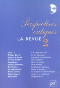 Perspectives critiques, La Revue N° 2 - Jaccard Roland ; Lê Linda ; Garnier Philippe ; De