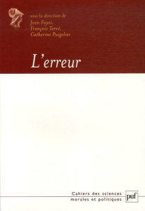 L'erreur - Deumier Pascale ; Tillhet-Pretnar Jeanne ; Brenner