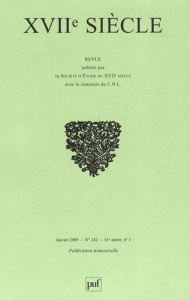 XVIIe siècle N° 242, Janvier-Mars 2009 - Fichant Michel ; Charrak André ; Bucciantini Massi