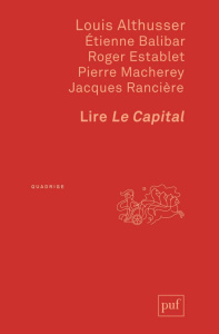 Lire Le Capital - Althusser Louis ; Balibar Etienne ; Establet Roger