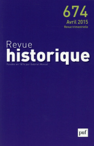 Revue historique N° 674, avril 2015 - Gauvard Claude