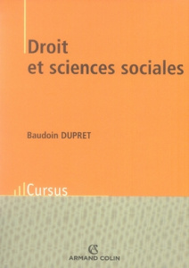 Droit et sciences sociales - Dupret Baudouin