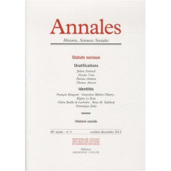 Annales Histoire, Sciences Sociales/42013/Statuts sociaux - Collectif  , Anheim Etienne, Grenier Jean-Yves, Li