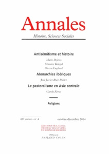 Annales Histoire, Sciences Sociales/6942014/Annales Histoire, Sciences Sociales Tome 6942014 - Anheim Etienne, Collectif