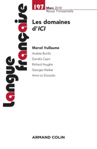 Langue française N° 197, mars 2018 : Les domaines d'ici - Vuillaume Marcel