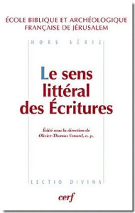 Le sens littéral des écritures - Venard Olivier-Thomas