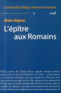 Epitre aux romains - Gignac Alain