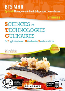 Sciences et technologies culinaires (STC) 2e année BTS MHR. Pochette élève, Edition 2020 - Cardinale Bruno ; Bouillon Vincent ; Lemagner Oliv