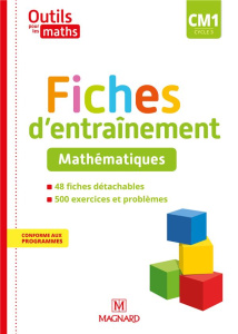 Outils pour les maths CM1. Fiches d'entraînement, Edition 2020 - Carle Sylvie ; Ginet Sylvie ; Petit-Jean Isabelle
