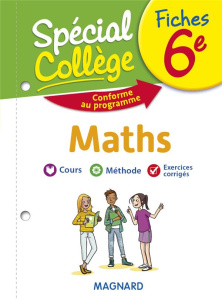 Fiches maths 6e Spécial Collège. Edition 2019 - Renouf Stéphane