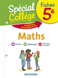 Fiches maths 5e Spécial Collège. Edition 2019 - Bénitah Bruno