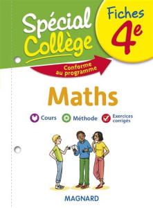 Fiches Maths 4e Spécial Collège. Edition 2019 - Renouf Stéphane