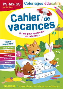 Cahier de vacances PS-MG-GS. Spécial coloriages éducatifs, Edition 2023 - Perrot Aurélie