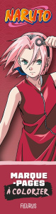 Marque-pages à colorier Naruto. Sakura - NARUTO