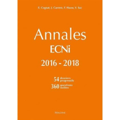 Annales ECNi 2016-2018 - Cognat Emmanuel ; Carrere Josselin ; Hauw Fabien ;