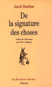 De la signature des choses - Boehme Jacob
