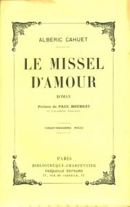 Le missel d'amour - Cahuet Albéric