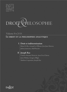 Droit & Philosophie N° 9/2018 : Le droit et la philosophie analytique - INSTITUT VILLEY