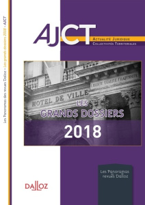 Les grands dossiers 2018 de l'AJCT - Demunck Claire