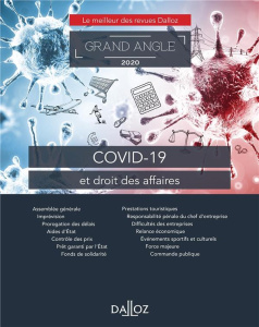 Grand Angle : COVID-19 et droit des affaires. Edition 2020 - Delpech Xavier ; Bonnet Clémence ; Royer Erwan